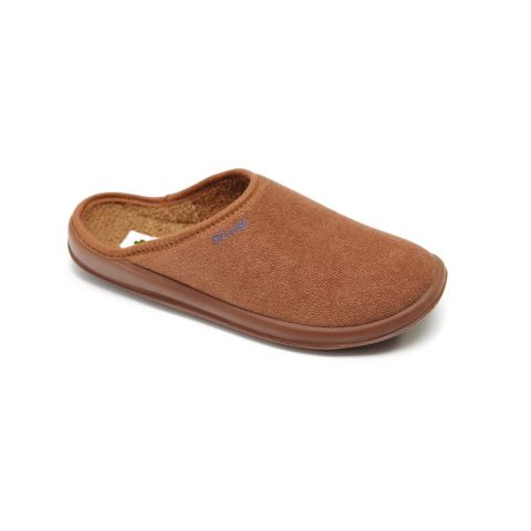 Tekstilinės šlepetės Dr.Luigi rudos spalvos